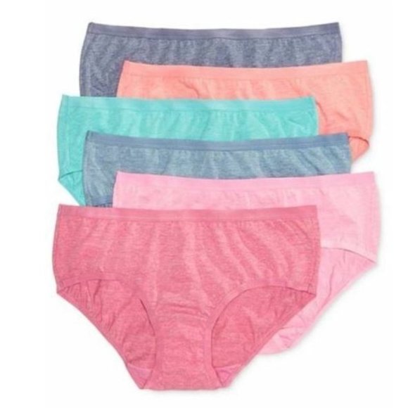 Fruit of the Loom Women's 6-Pack Premium Ultra Soft Cotton Blend Hipster Briefs - Picture 1 of 3